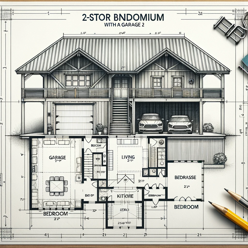 2 Story Barndominium Floor Plans With Garage Barndo Build Plans 4655